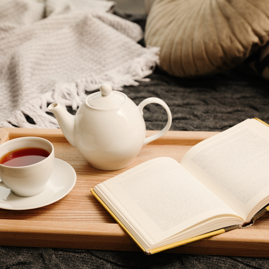 Relax and Recharge: The Mental Health Benefits of Drinking Tea and Reading Books