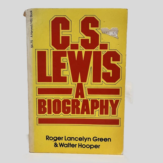 C.S. Lewis A Biography by Roger Lancelyn Green & Walter Hooper - Fehmerling Books