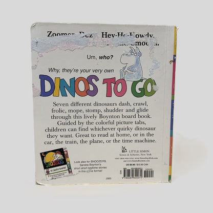 Dinos To Go by Sandra Boynton - Fehmerling Books