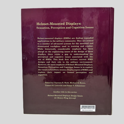 Helmet-Mounted Displays: Sensation, Perception and Cognition Issues by USAARL - Fehmerling Books