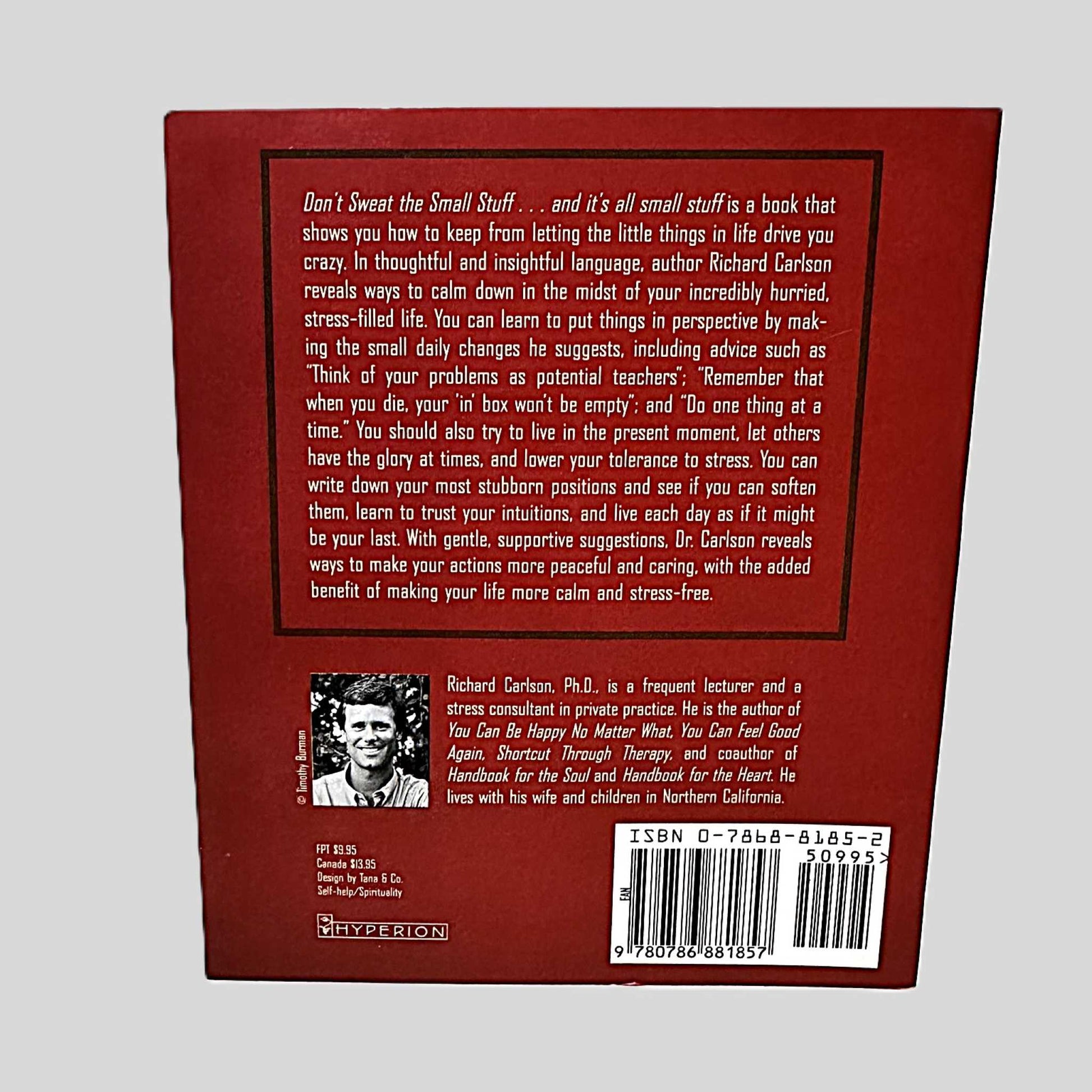 Don't Sweat the Small Stuff by Richard Carlson, Ph.D. - Fehmerling Books