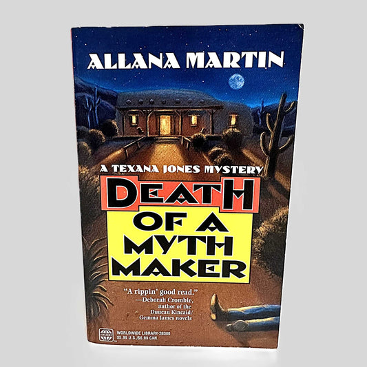 Death Of A Myth Maker by Allana Martin - Fehmerling Books