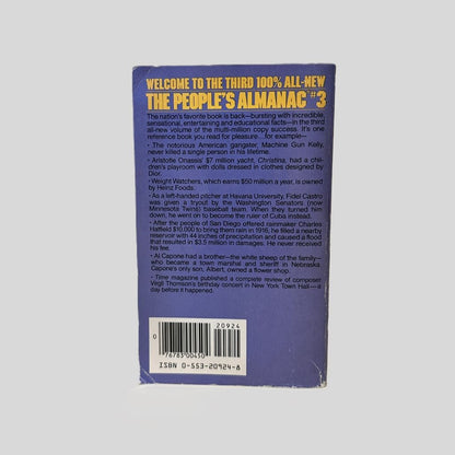 The People's Almanac #3 David Wallechinsky & Irving Wallace - Fehmerling Books