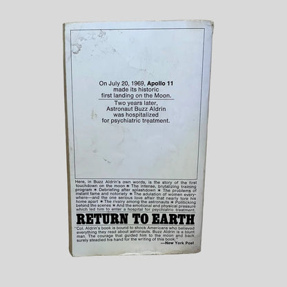 Return to Earth by Colonel Edwin E. "Buzz" Aldren, Jr. - Fehmerling Books