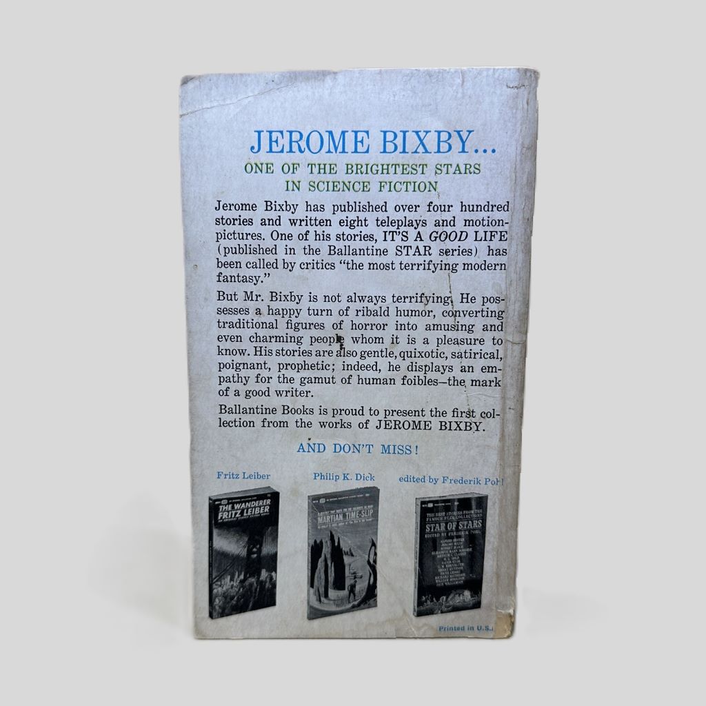 Space By The Tale by Jerome Bixby - Fehmerling Books