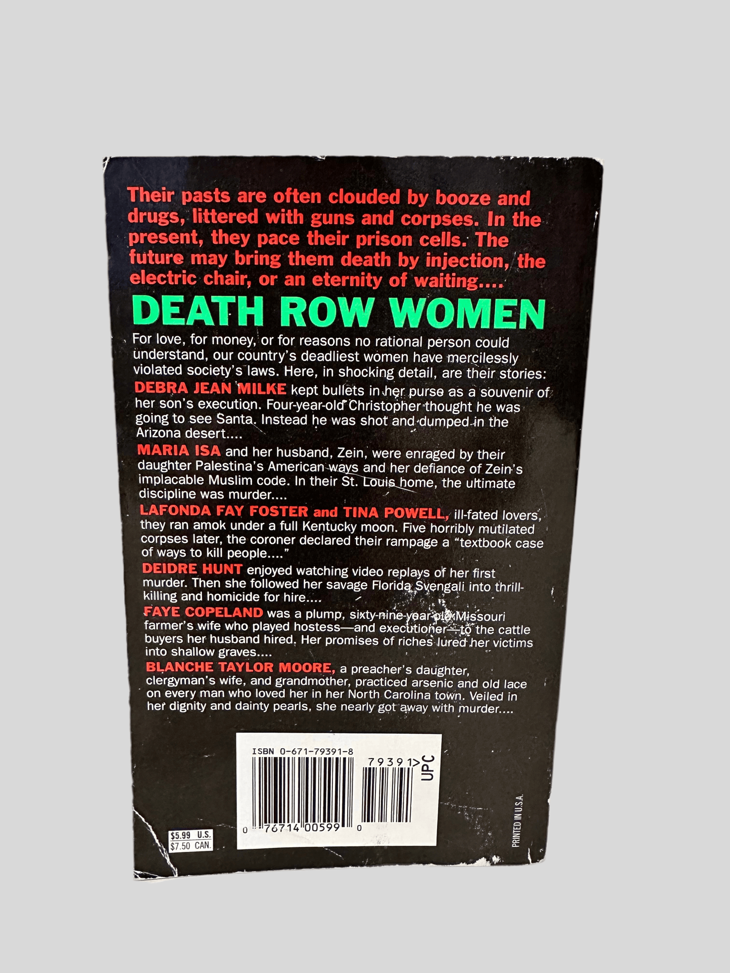 Death Row Women by Tom Kuncl - Fehmerling Books