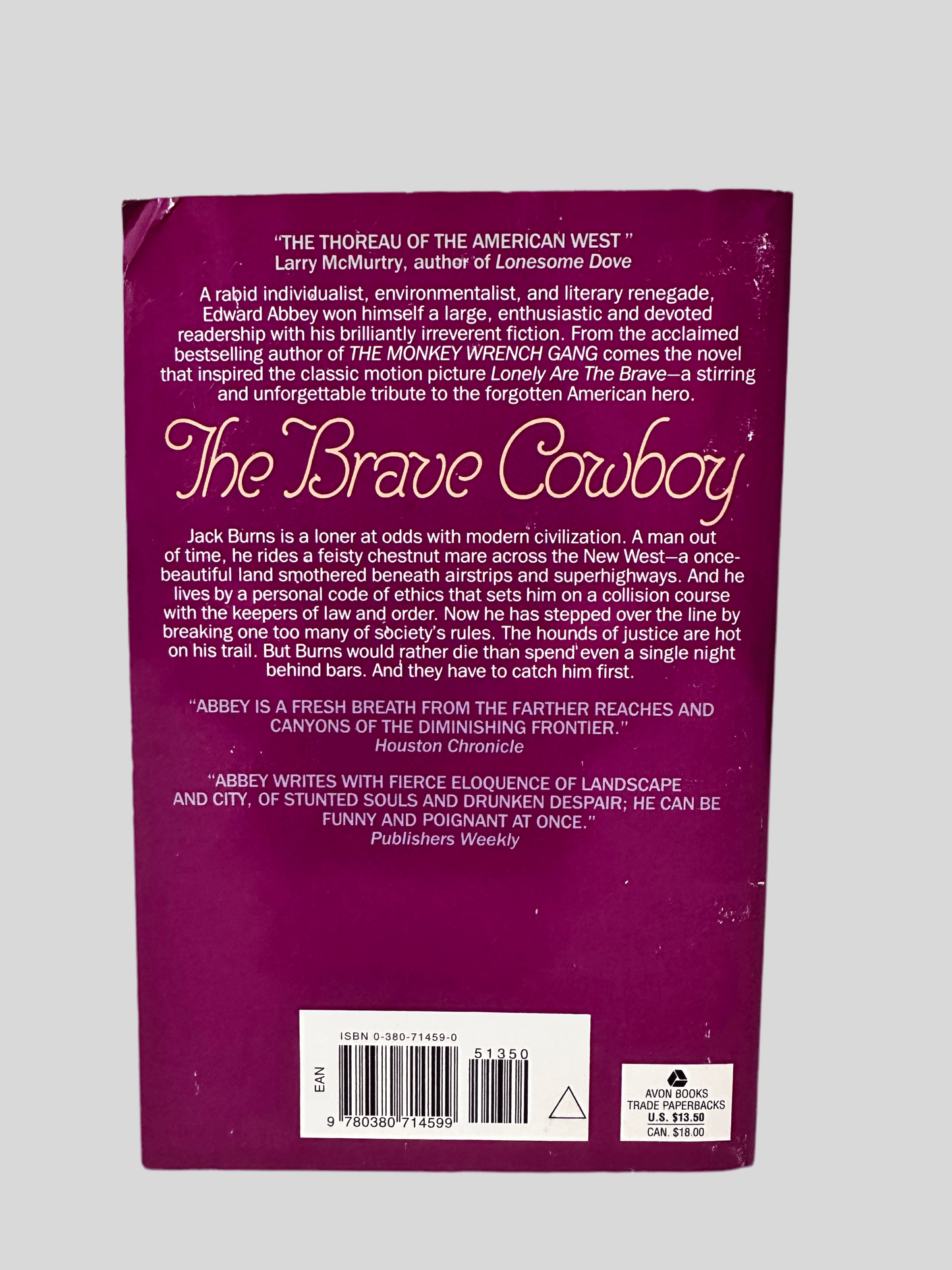 The Brave Cowboy by Edward Abbey - Fehmerling Books