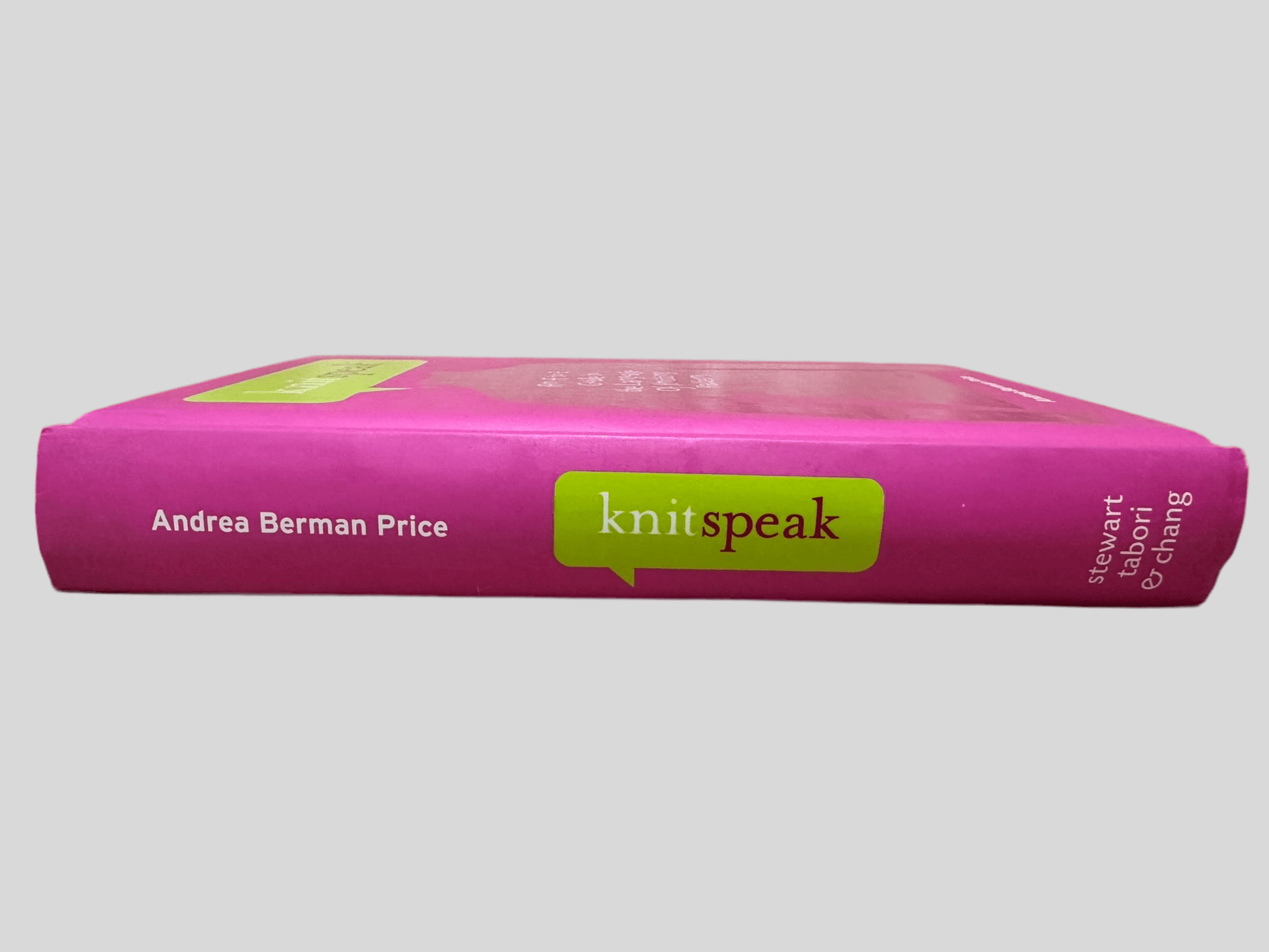 KnitSpeak by Andrea Berman Price - Fehmerling Books