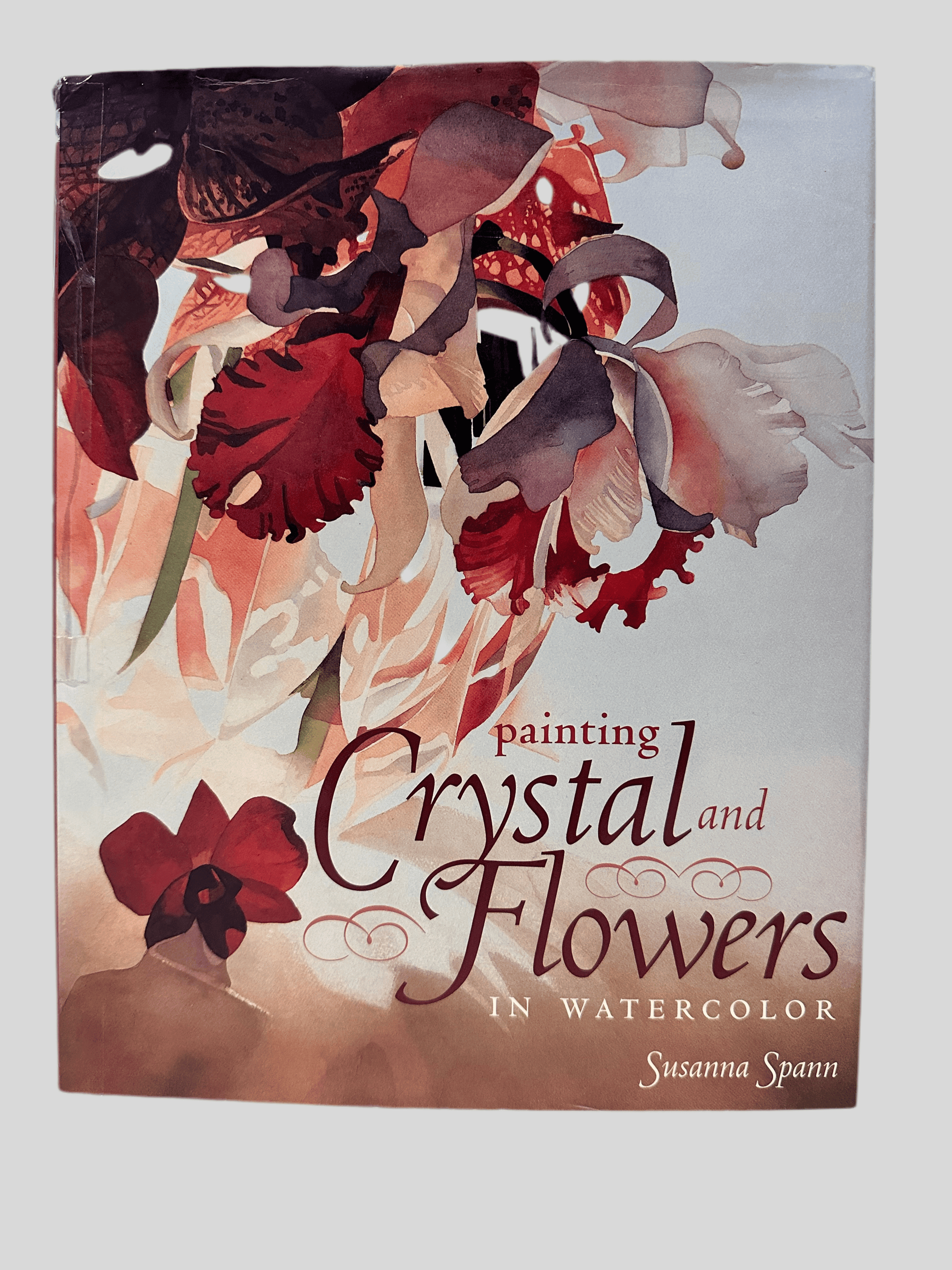 Painting Crystal and Flowers in Watercolor by Susanna Spann - Fehmerling Books