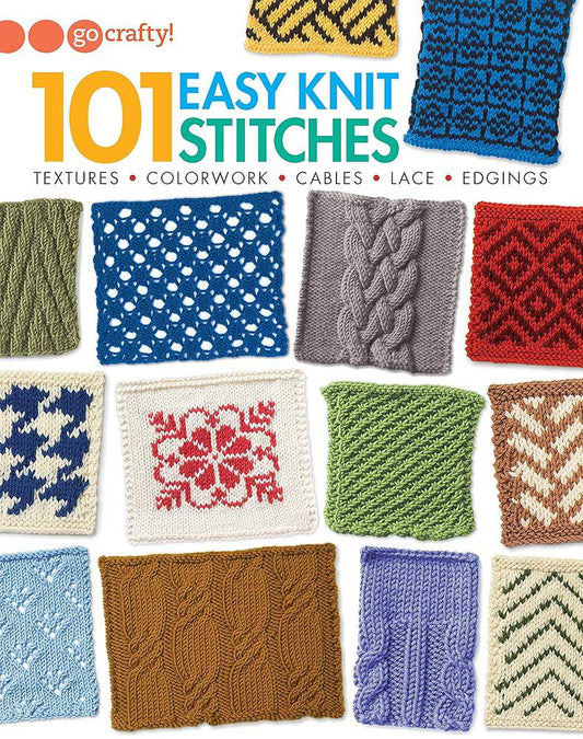 101 Easy Knit Stitches: Textures, Colorwork, Cables, Lace, Edgings - Fehmerling Books