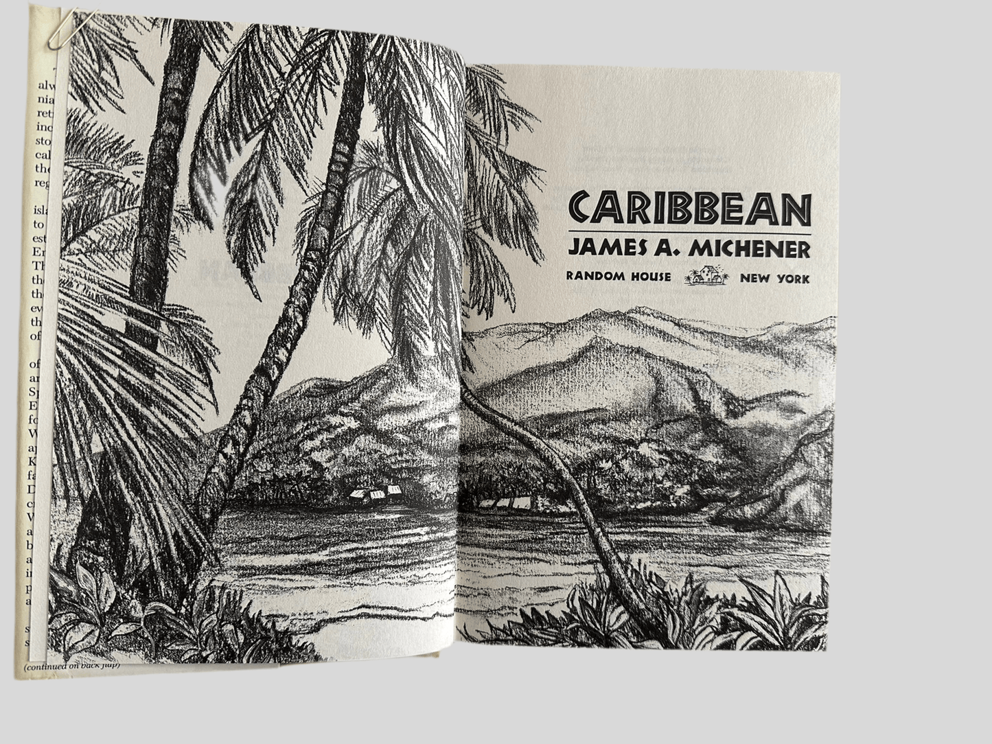 Caribbean By James A. Michener - Fehmerling Books